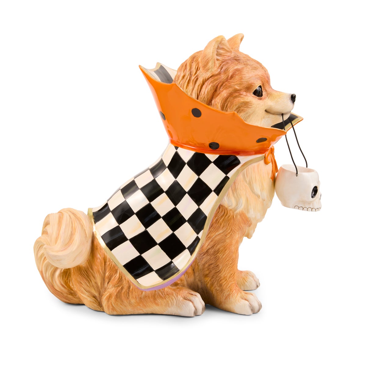 Trick or Treat Pomeranian Dog Figurine - Image 3