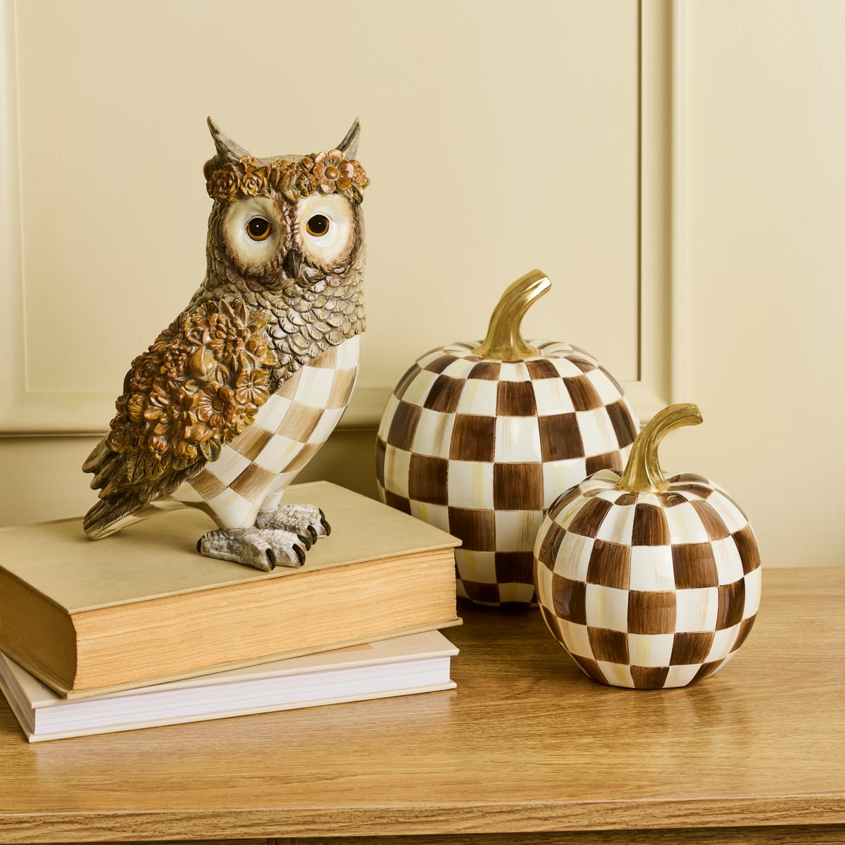 Mocha Check Owl - Image 2