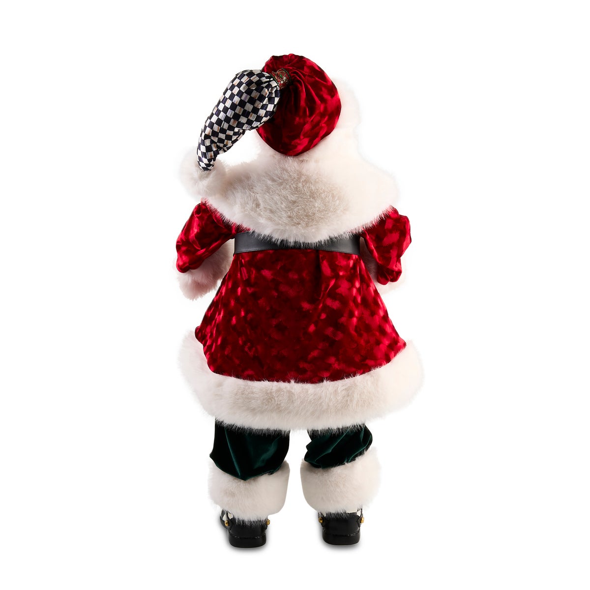 Animated Courtly Fabric Santa - Image 3