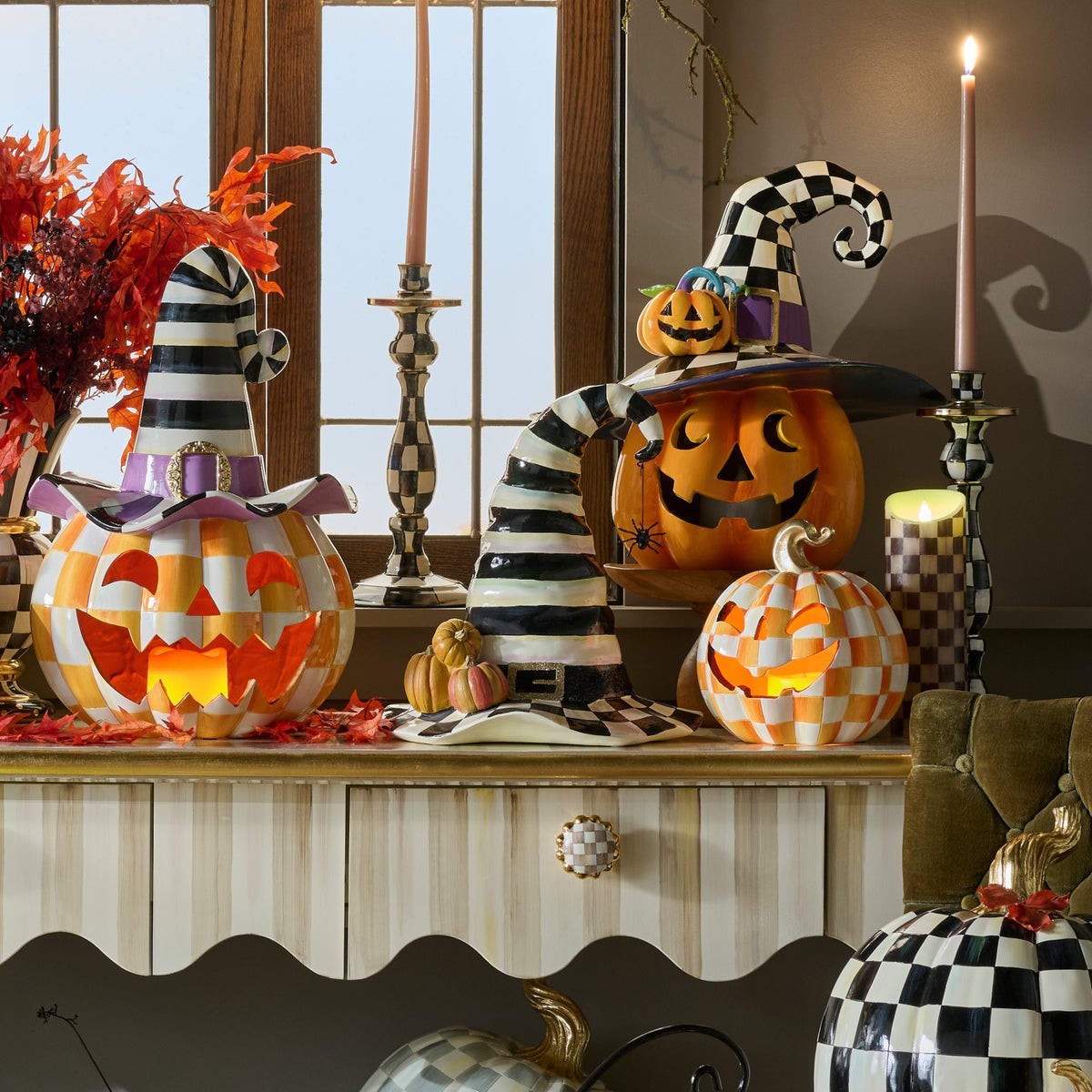 Courtly Stripe Witch's Hat - Image 6