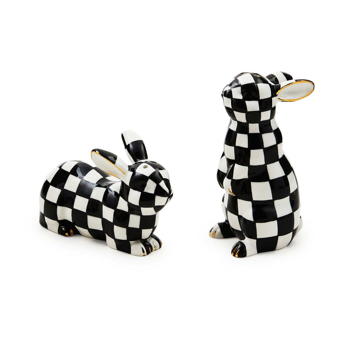 Courtly Bunny Salt & Pepper Set