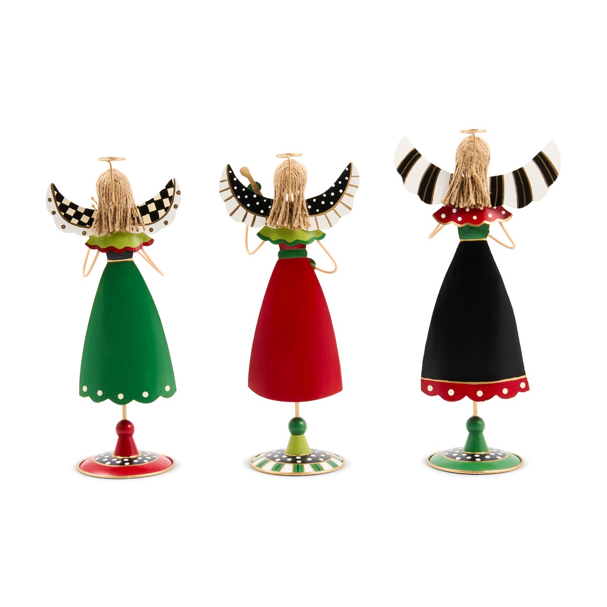Rejoicing Tin Angels, Set of 3 - Image 3