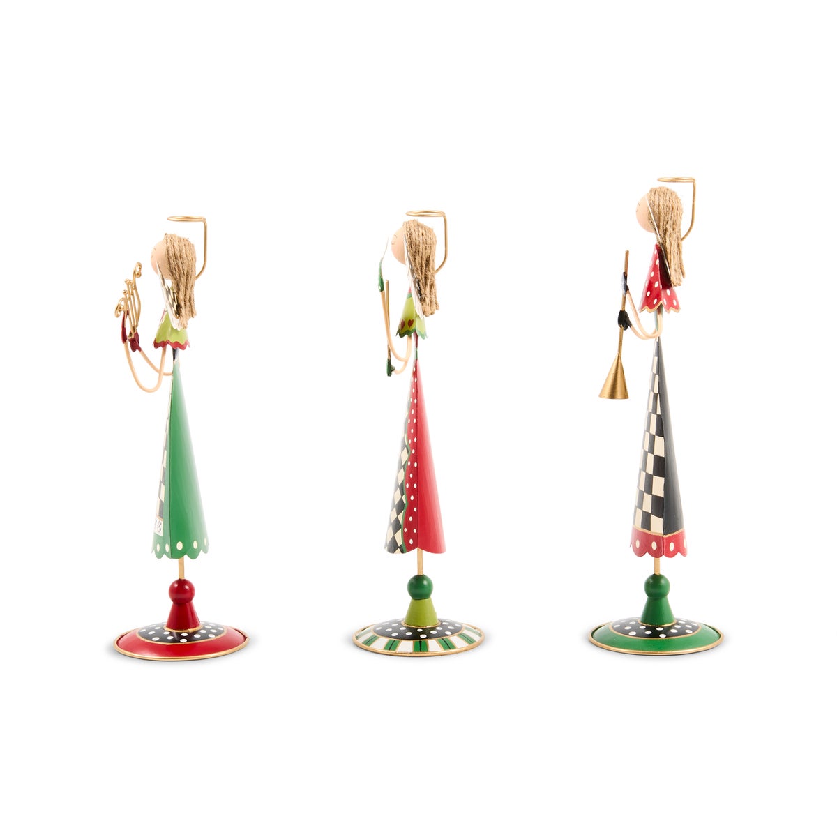 Rejoicing Tin Angels, Set of 3 - Image 4