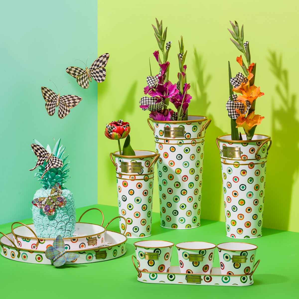 Courtly Check Butterfly Duo Wall Decor - Image 2