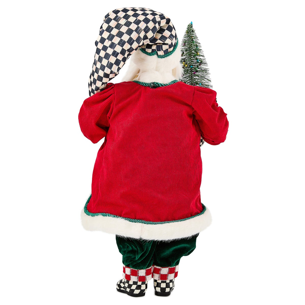 Check It Out Fabric Santa with Tree - Image 3