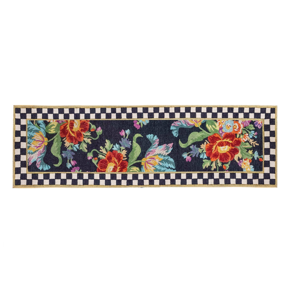 Flower Market 2'6" x 8' Washable Runner