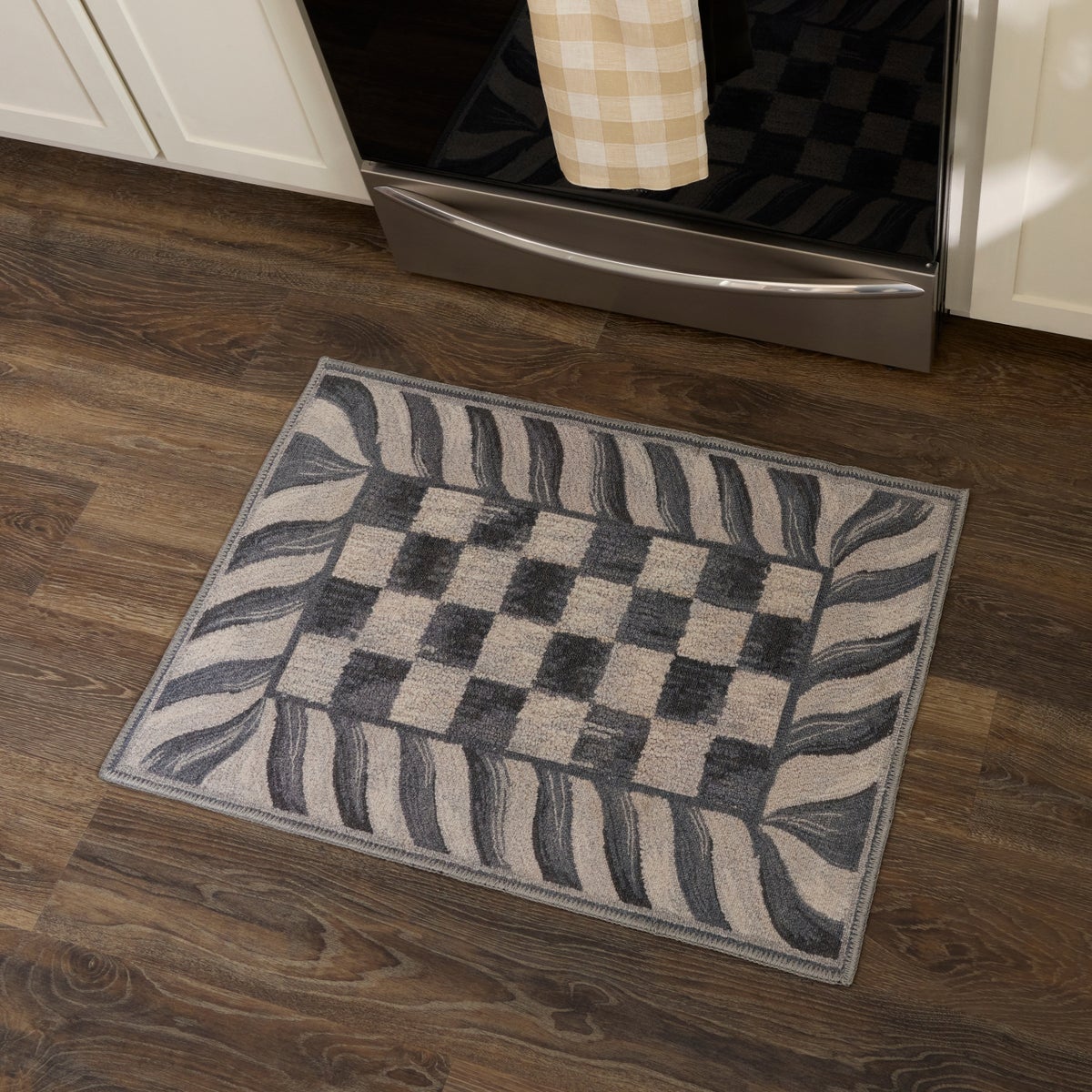Sterling Check 2' x 3' Washable Rug - Image 2