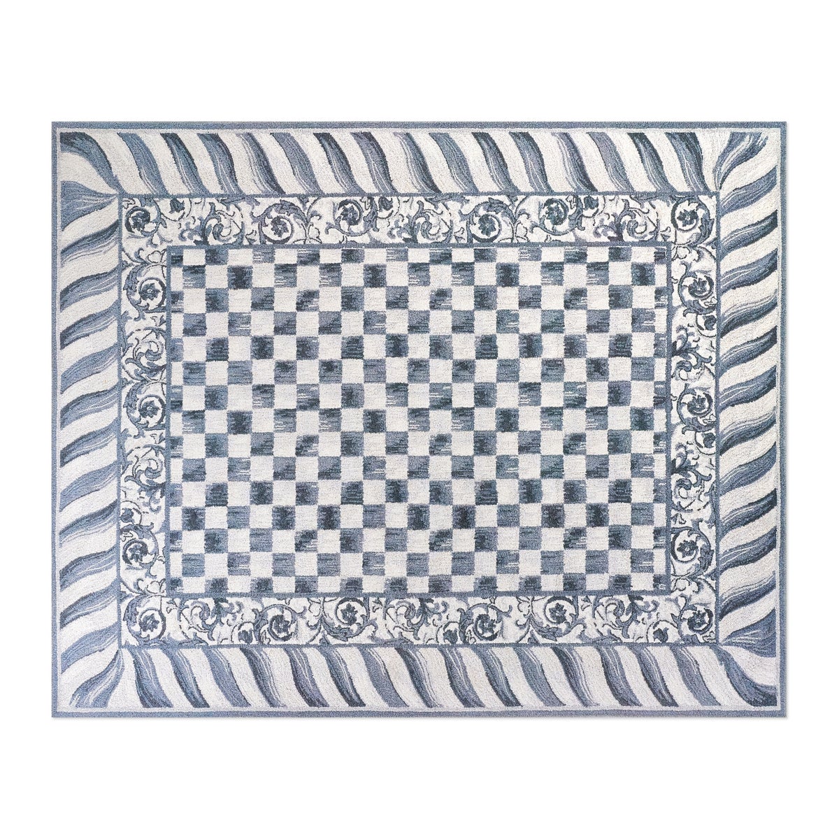Sterling Check 8' x 10' Washable Rug