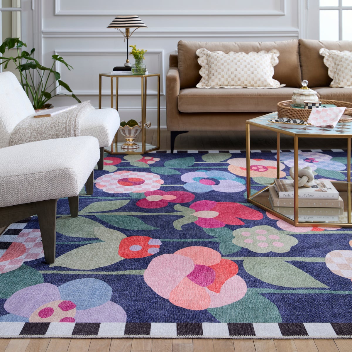 Posie Field 8' x 10' Washable Rug - Image 2