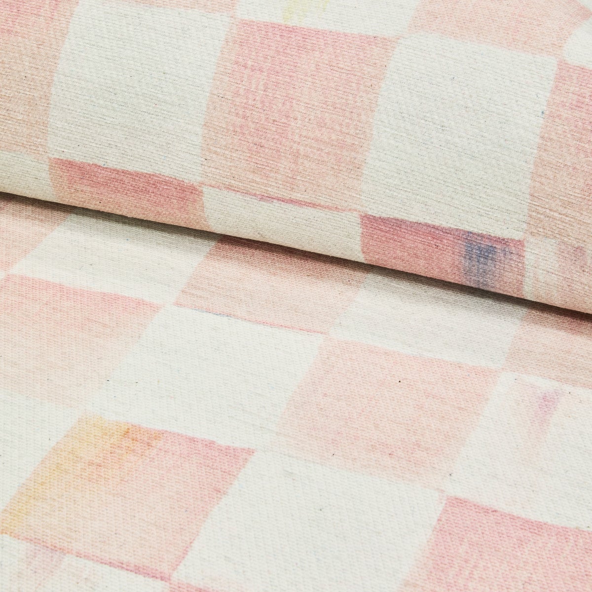 Rosy Checkered 6' Octagon Washable Rug - Image 2