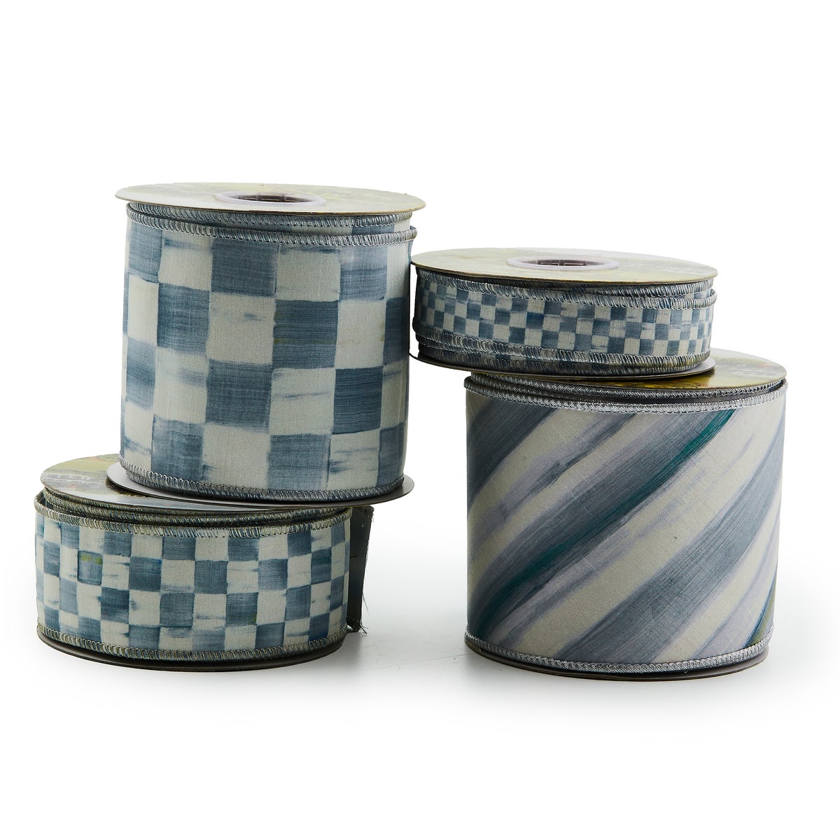 Sterling Stripe 4" Ribbon - Image 2