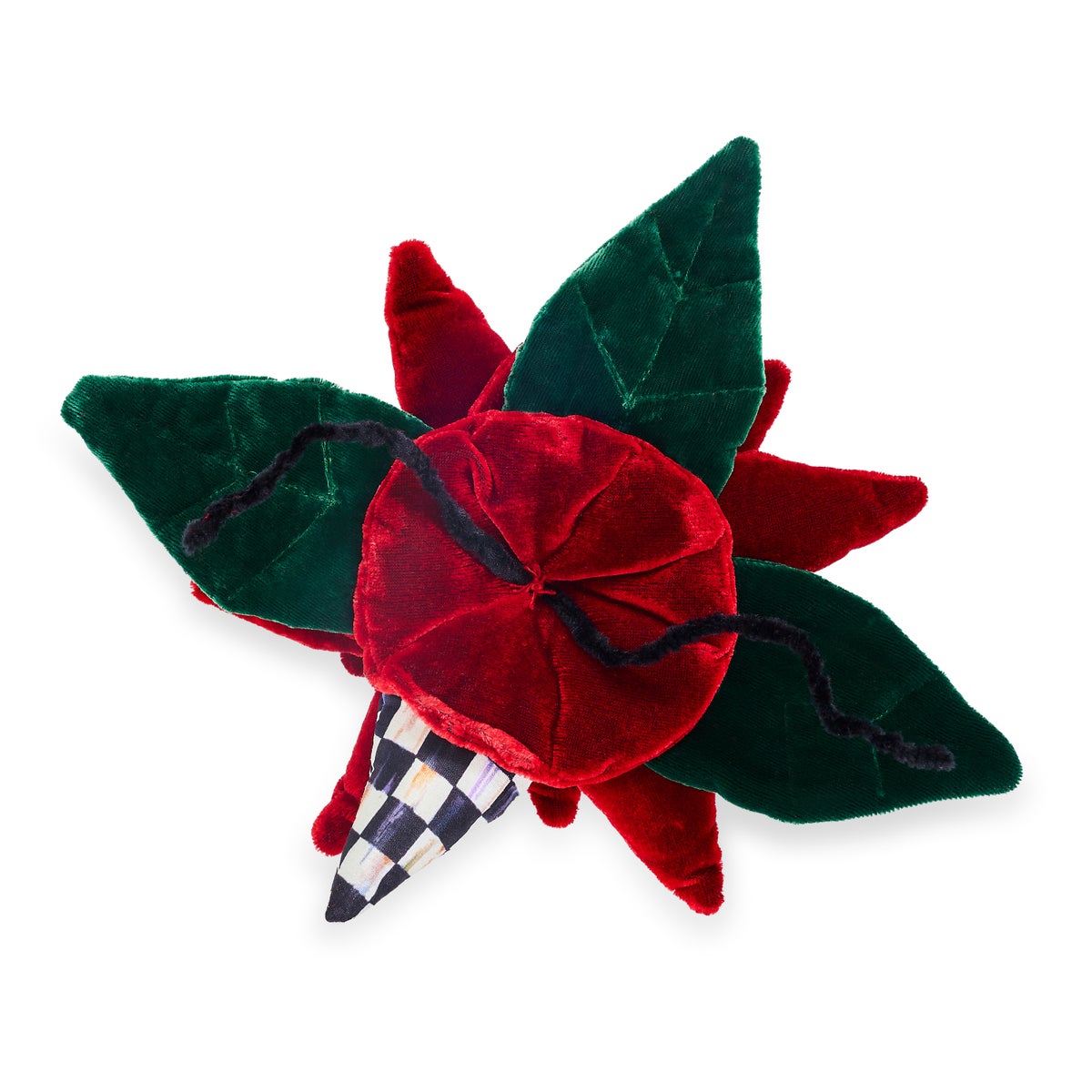 Red Velvet Small Poinsettia - Image 2