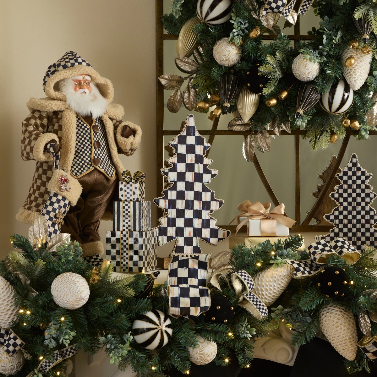 Courtly Check Forest Trees, Set of 2 - Image 2