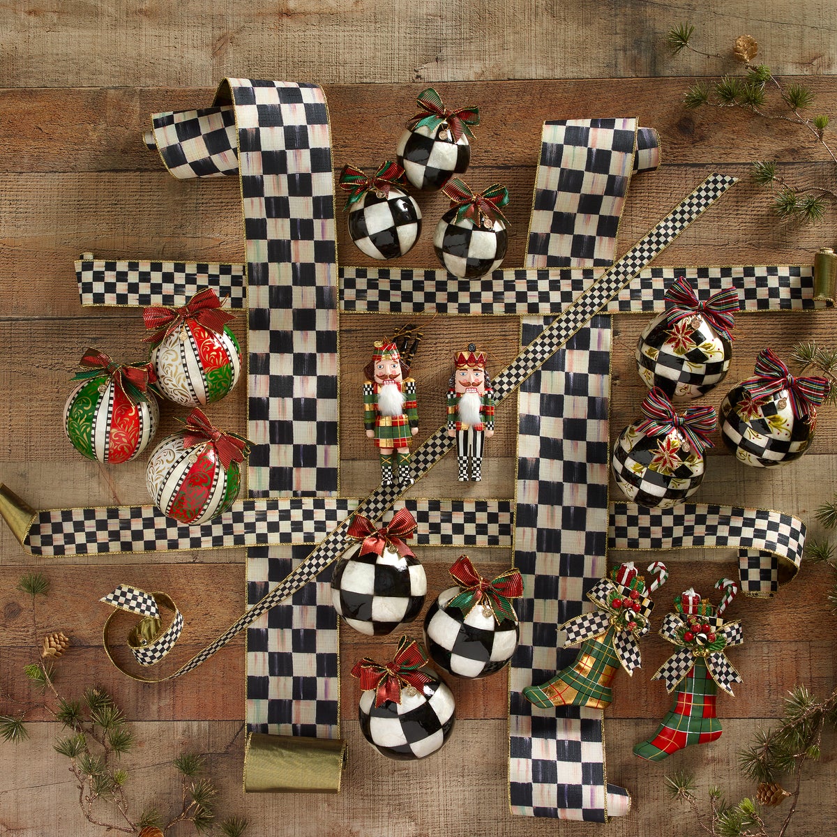 Courtly Check 1" Ribbon - Image 5