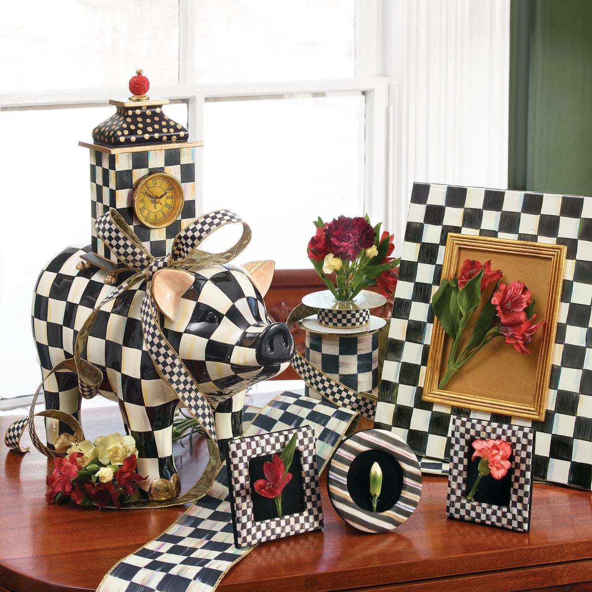 Courtly Check 1" Ribbon - Image 7