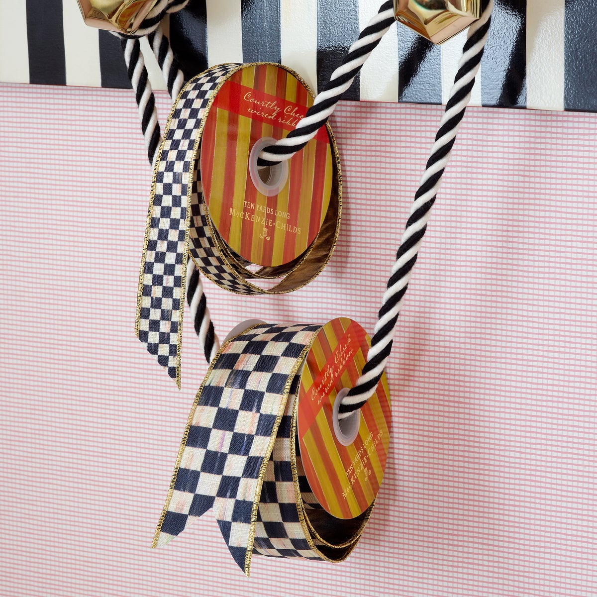 Courtly Check 1" Ribbon - Image 8