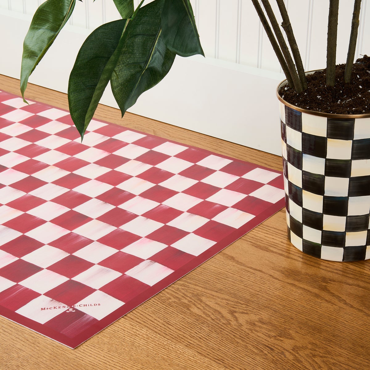 Cherry Check 2' x 3' Floor Mat - Image 2
