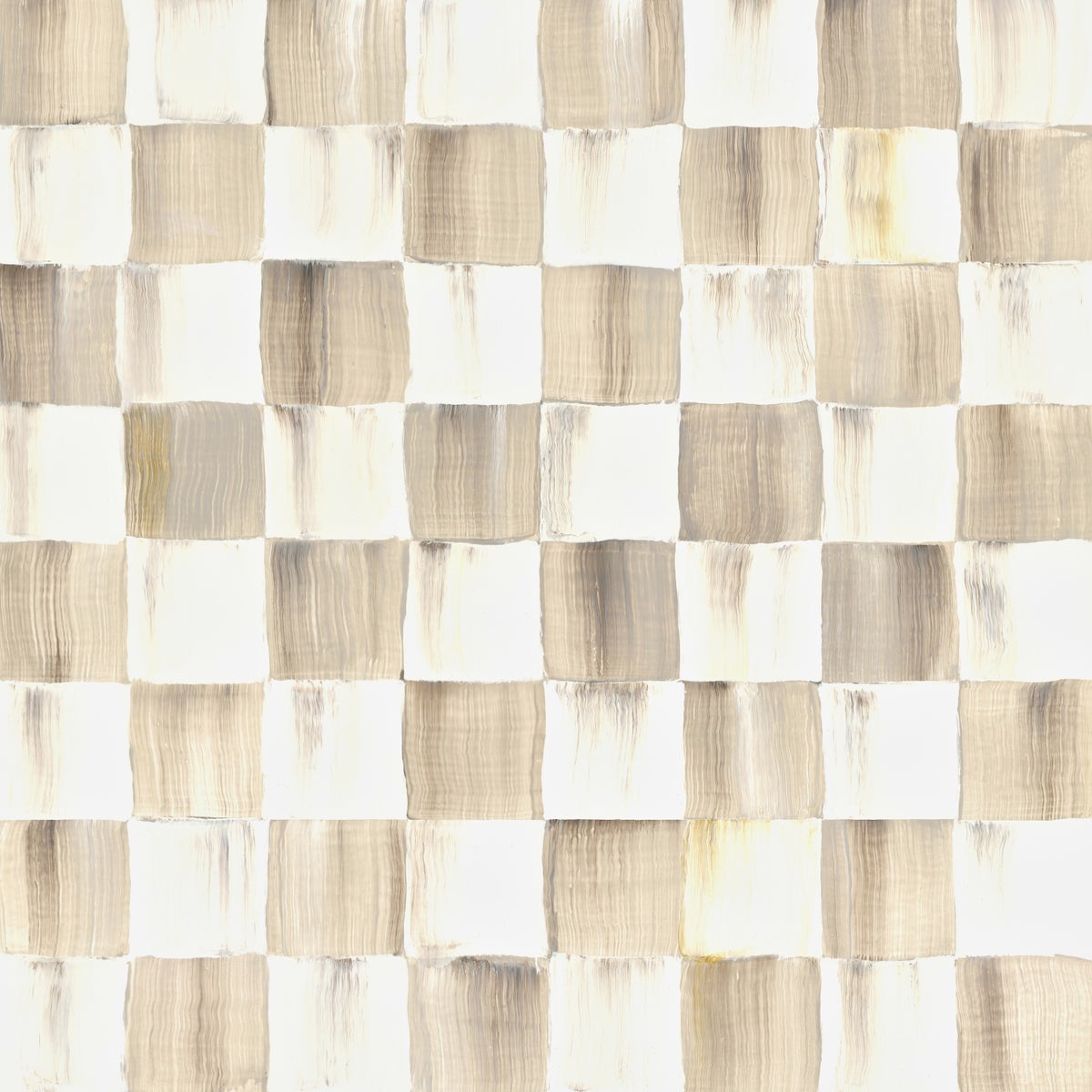 Mocha Check Wallpaper