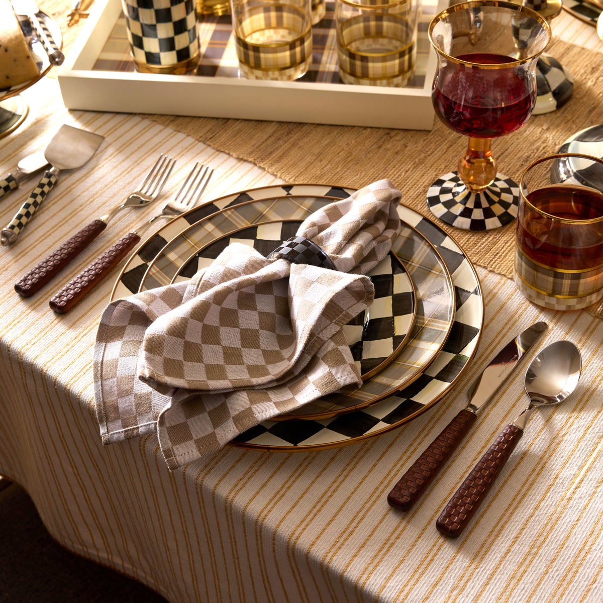 Everyday Leather 5-Piece Place Setting - Image 3