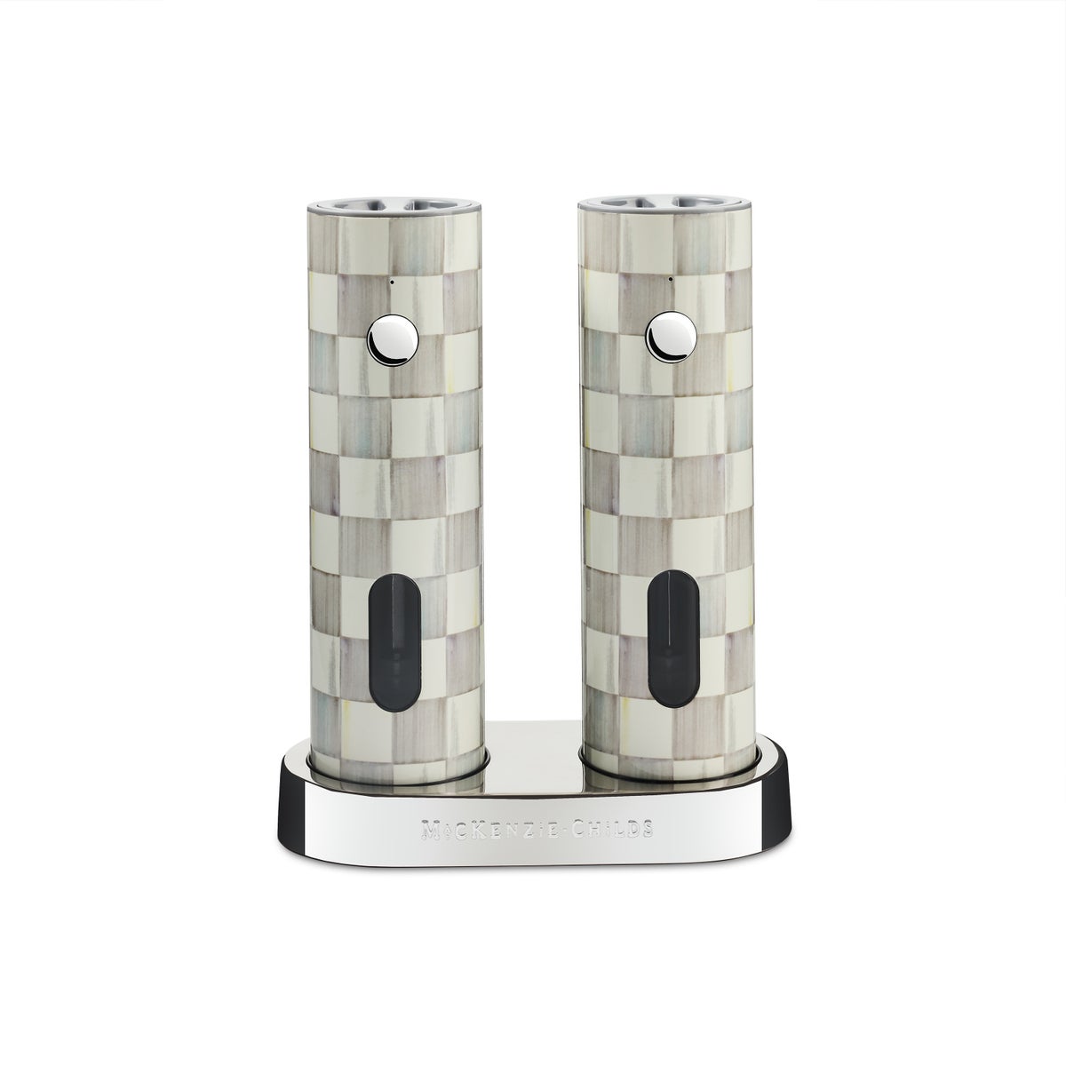 Sterling Check Electric Salt & Pepper Grinder Set