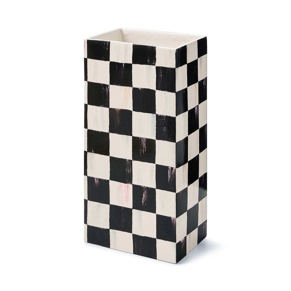 Courtly Check Pillar Vase