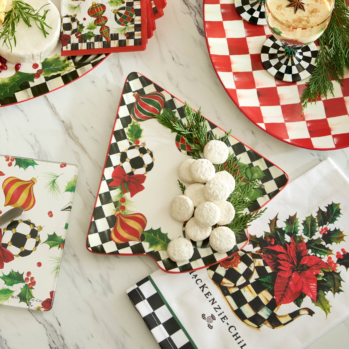 Deck the Halls Tree Serving Platter - Image 2