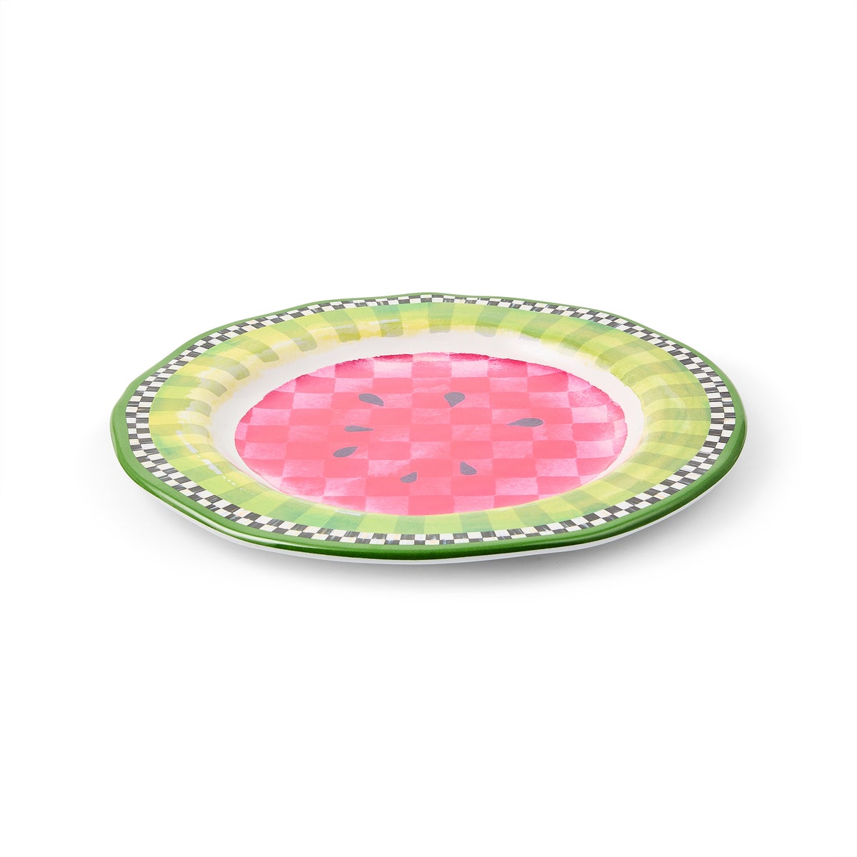 Watermelon Melamine Dinner Plates, Set of 4 - Image 3