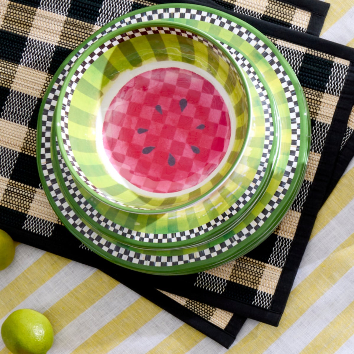 Watermelon Melamine Salad Plates, Set of 4 - Image 4