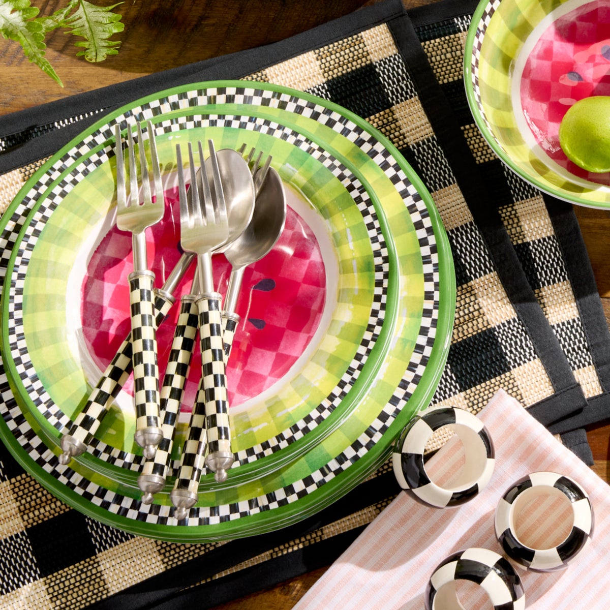 Watermelon Melamine Salad Plates, Set of 4 - Image 5