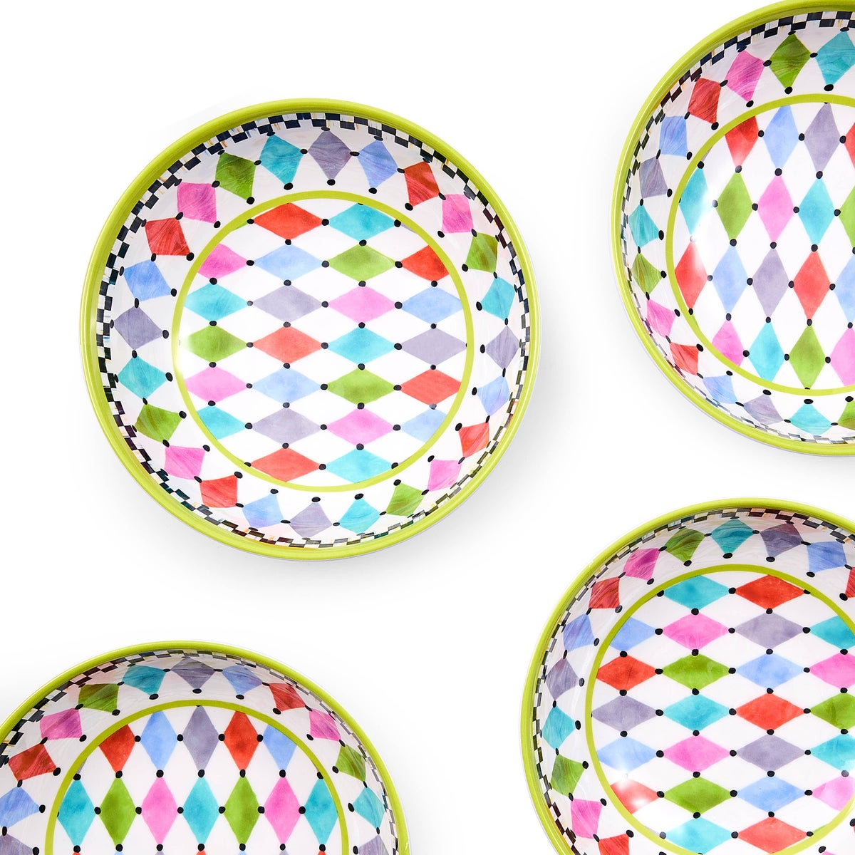 Palm Springs Melamine Small Bowls, Set of 4 - Image 3