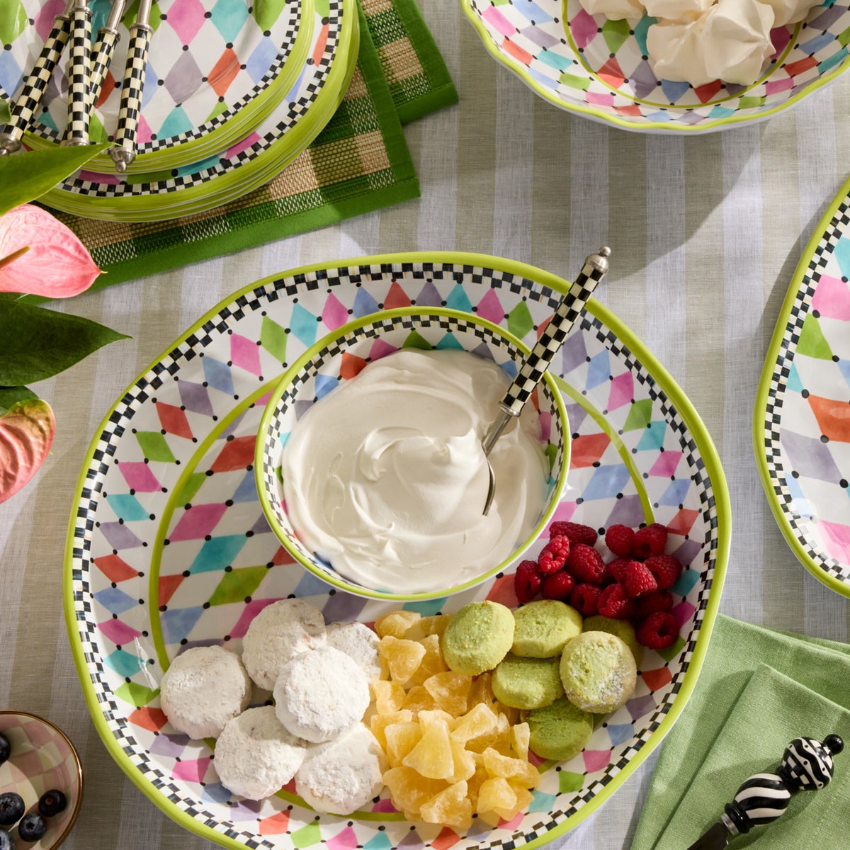 Palm Springs Melamine Small Bowls, Set of 4 - Image 4