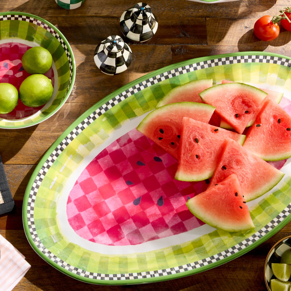 Watermelon Melamine Oval Platter - Image 4