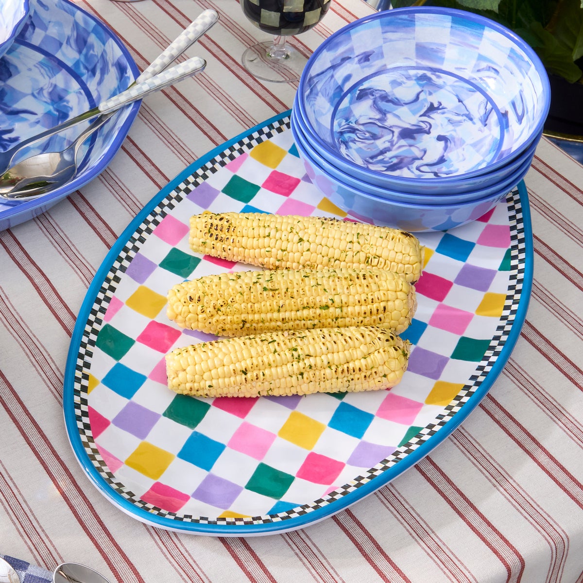 Jamboree Melamine Oval Platter - Image 4