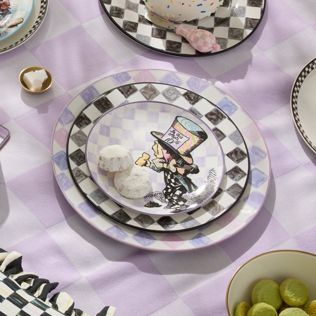 Wonderland Plates, Set of 4 - Image 5