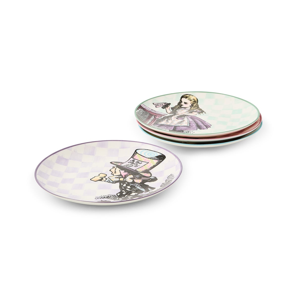 Wonderland Plates, Set of 4 - Image 8