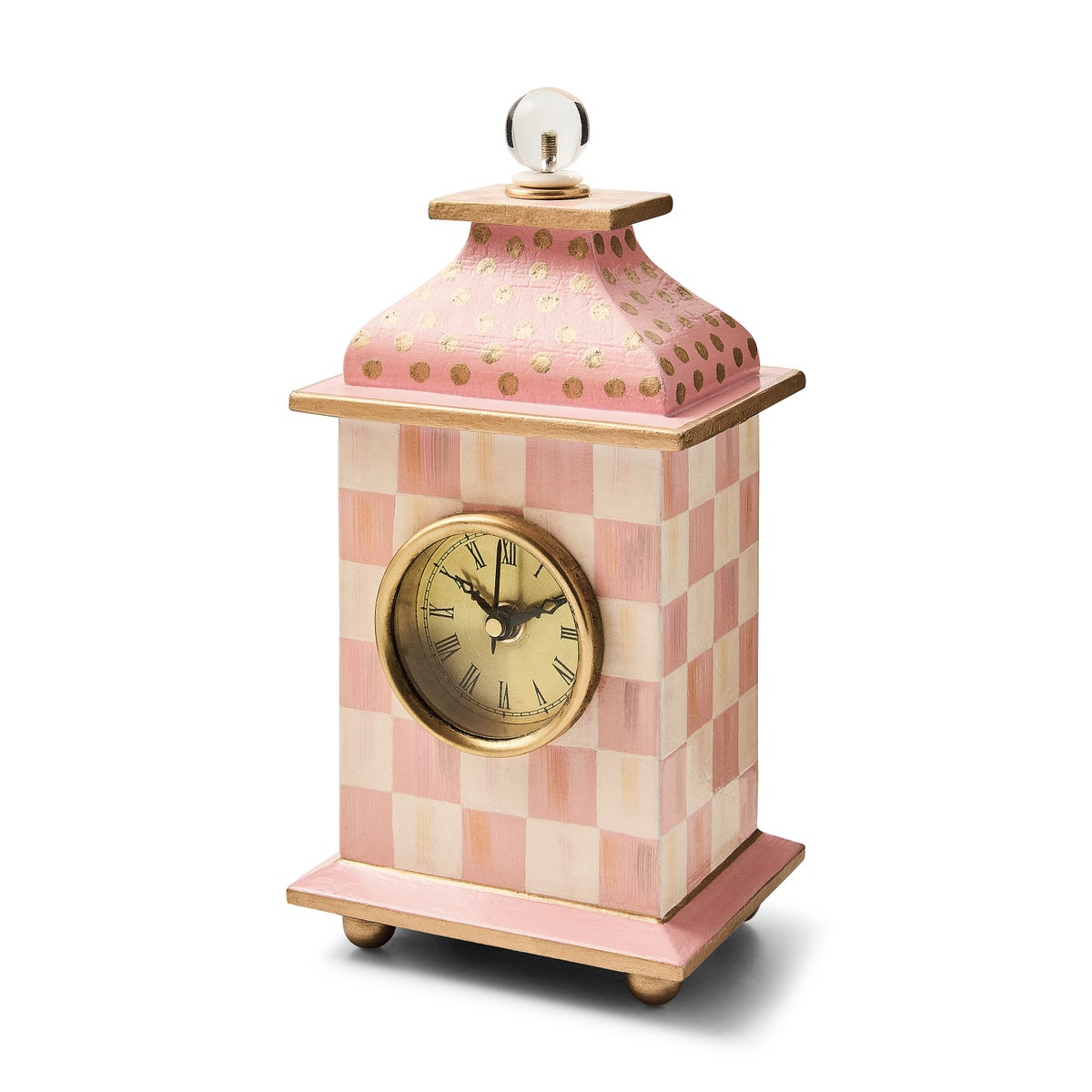 Rosy Check Desk Clock - Image 3