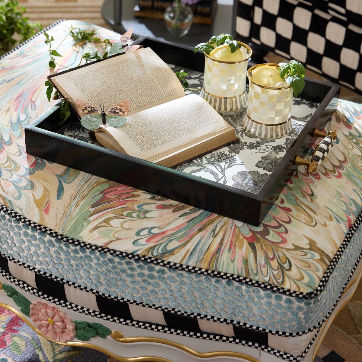 Courtly English Garden Serving Tray - Image 2