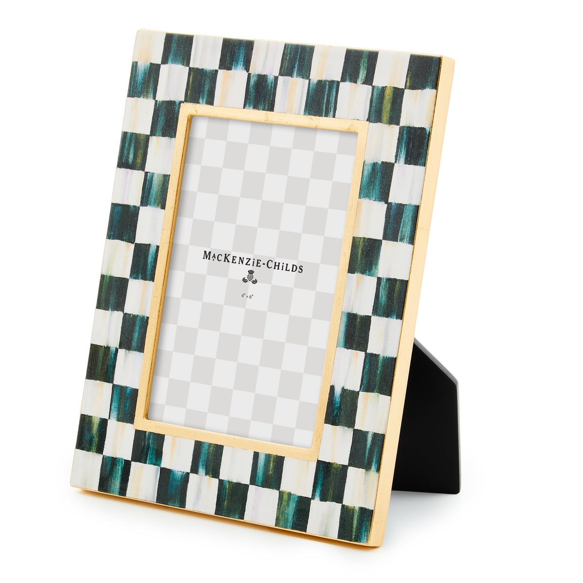 Courtly Check Lacquer 4" x 6" Frame - Image 4