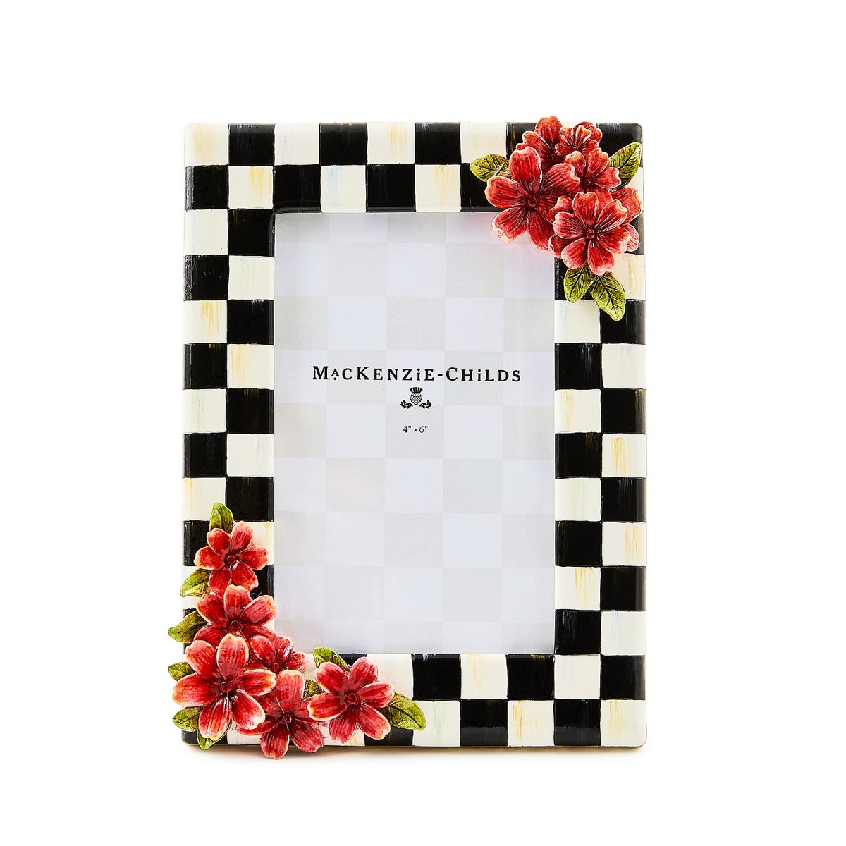 Courtly Check Floral 4" x 6" Frame