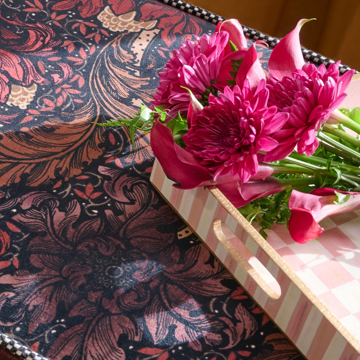 Rosy Check Serving Tray - Image 4