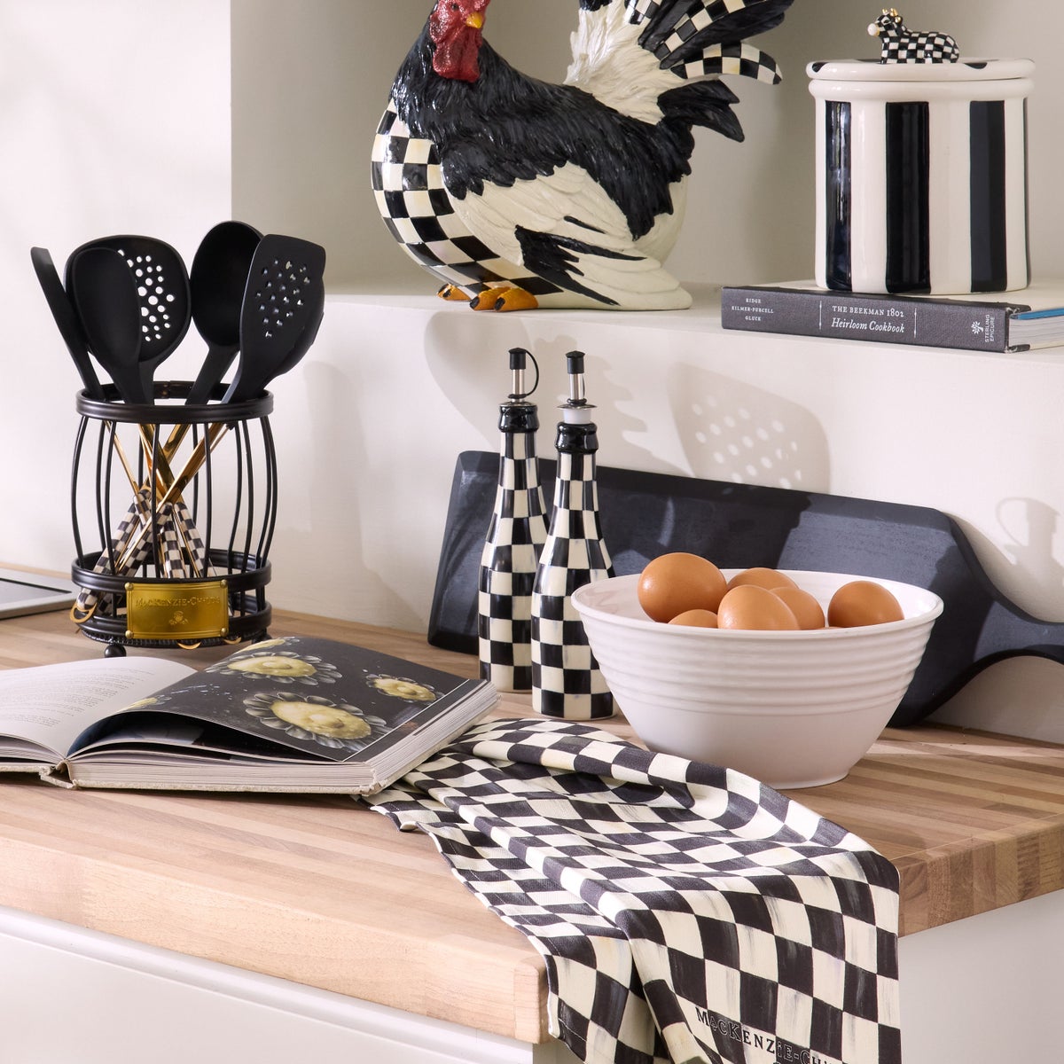 Courtly Check Farmhouse Oil Cruet - Image 2