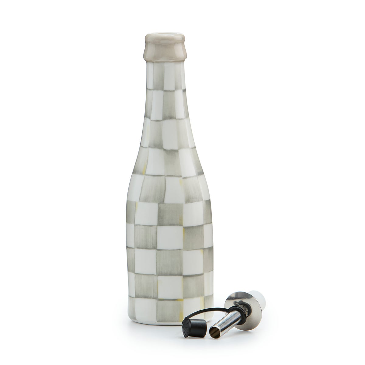 Sterling Check Farmhouse Oil Cruet - Image 3