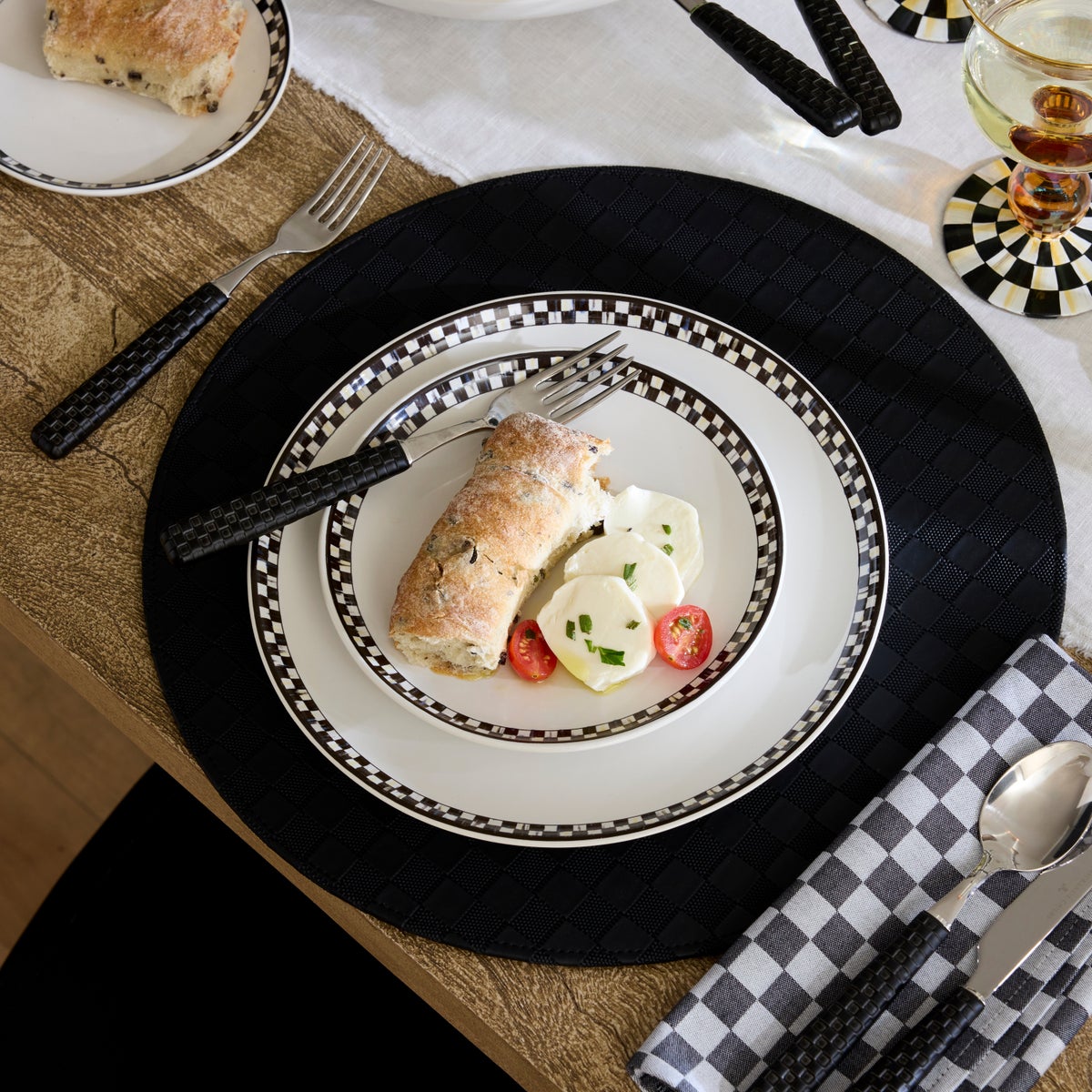 Courtly Check Everyday Small Plates, Set of 4 - Image 6