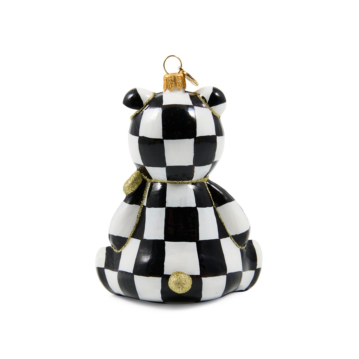 2026 Courtly Bear Glass Ornament - Image 4