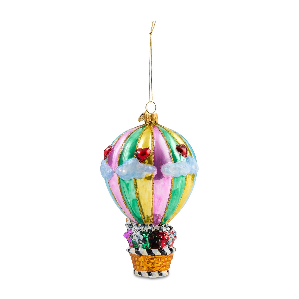 Baby's 1st Balloon Ride Glass Ornament - Image 4
