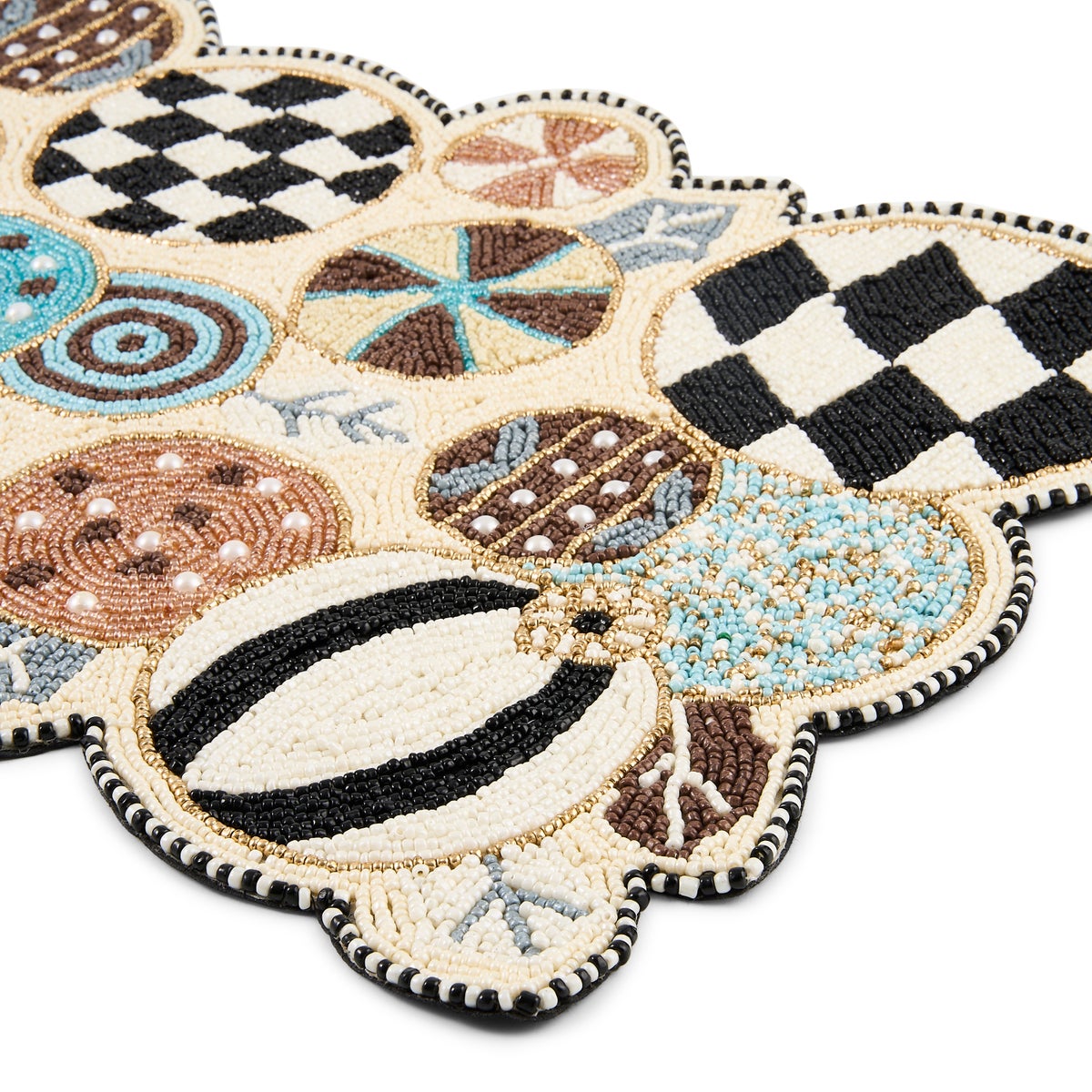 Natural Noel Jolly Ornaments Table Runner - Image 3