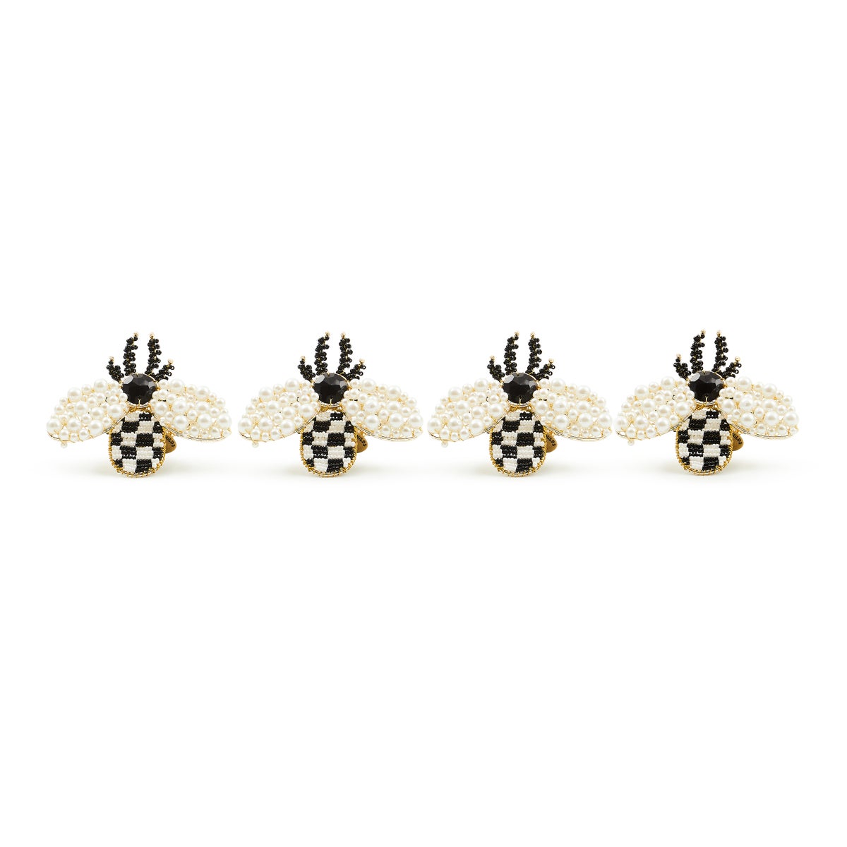 Bee Napkin Rings, Set of 4 - Image 3