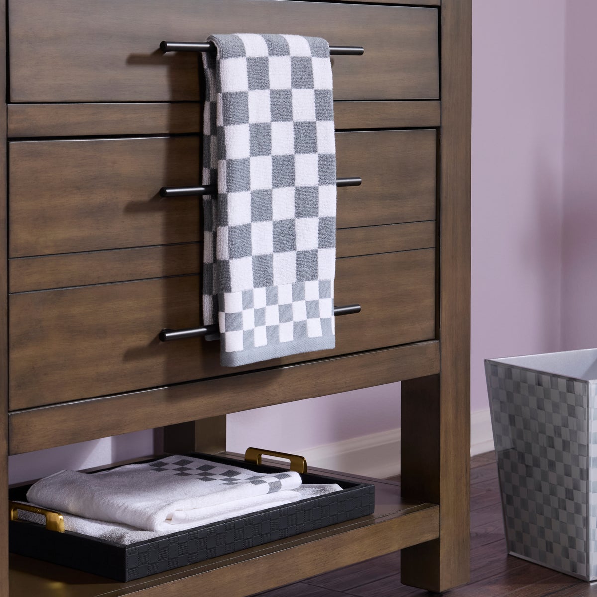 Sterling Check Hand Towel - Image 4