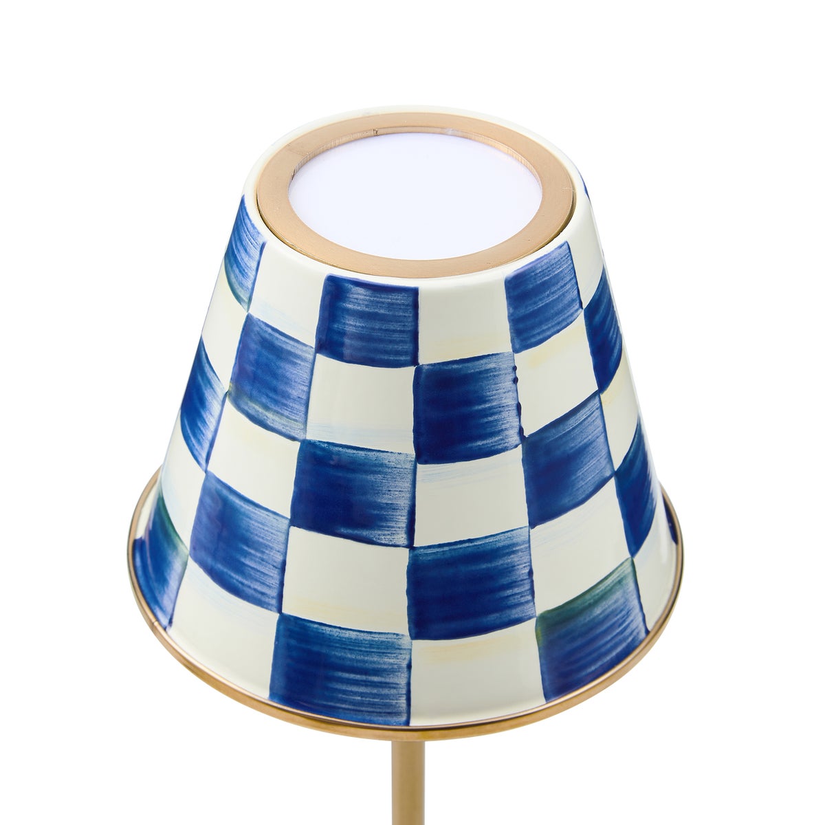 Royal Check LED Rechargeable Cafe Table Lamp - Image 3