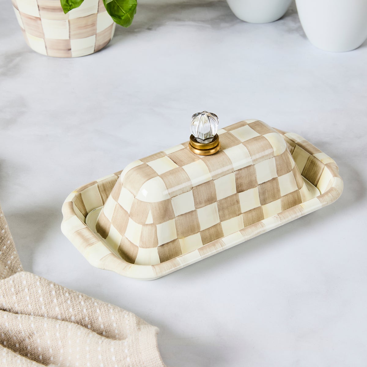 Mocha Check Butter Box - Image 8